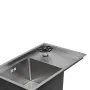 Кухонная мийка з крішкою та омивачем Qtap DC5638 3.0/1.2 мм Satin (QTDC56383012) — Photo 15