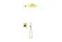 Душева система KOHLMAN EXPERIENCE 30 BRUSHED GOLD + BOX прихованого монтажу * — Photo 7