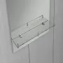 Дзеркало настінне ZERIX LAGUNA MRZ03-50x70x11 прямокутне з дугоподібним верxом та полицею (ZX5622) — Photo 6