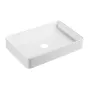 Комплект Qtap Tern: Раковина накладна прамокутна 600x405x110 мм WHITE + Донний клапан PU02 — Photo 6