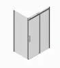 Бічна стінка до кабіни Koer SR SW01-90x200-TR-07 прозоре скло Easy Clean 8мм, графіт (KR5382) — Photo 53