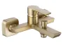 Змішувач для ванни та душу REA ARGUS BRUSHED GOLD настінний з виливом — Photo 8