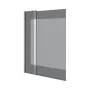 Шторка на ванну двоелементна Dakota 1100х1400мм chrome, скло 6мм europe grey — Photo 5