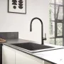 Кухонна мийка кам'яна HANSGROHE 43313170, чорний — Photo 5