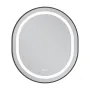 Дзеркало Mixxus Premium ELLIPSE MV05-80x70-Reverse BLACK з Led Touch, Anti-fog, димером (3-6,5kK) (MP6646) — Photo 25