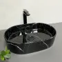 Умивальник (раковина) VBI VERONA 50 BLACK MARMO GLOSSY накладний — Photo 6