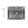 Мийка для кухні інтегрована Lidz Handmade H5843 Brushed Steel 3,0/1,0 мм LDH5843BRU49442 — Photo 9