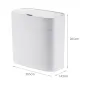 Відро для сміття сенсорне прямокутне Mixxus Wave-TC0414 White 14 л (колір білий) (MI8405) — Photo 48