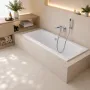 Комплект: ванна VBI CIVETTA 170x75 (вбудована) + сифон CHROME + ніжки — Photo 6