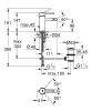 Змішувач з донним клапаном Grohe Essence (24178001) — Photo 5
