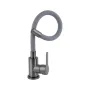 Змішувач для кухні Brinex Pure 015F3 з гнучким виливом   Graphite/Grey BRIPUR015F3GRG — Photo 6