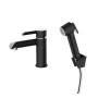 Змішувач для раковини Qtap Grand (з гігієнічним душем) QTGRA272CRB45672 Chrome/Black — Photo 2