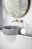 IMEX OLIMPO BRUSHED ROSE GOLD Змішувач для умивальника зі стіни, PVD матове рожеве золото — Photo 5