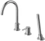 Змішувач для ванни KOHLMAN ROXIN CHROME на борт ванни * — Photo 3