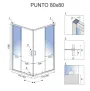 Душова кабіна REA PUNTO 80х80 CHROME — Photo 9