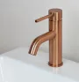 Змішувач для раковини (умивальника) REA LUNGO BRUSHED COPPER низький — Photo 6