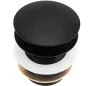Донний клапан для ванни REA CLICK-CLACK BLACK MATT * — Photo 8