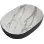 Раковина накладна MIXXUS PREMIUM ELLIPSE-0105 MARBLE-BLACK 600х400х150mm (MP6565) — Photo 8