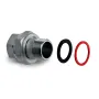 Згін американка прямий Koer KR.343 - 1/2" (плоска прокладка) (KR4766) — Photo 2