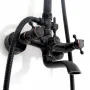 Душовий гарнітур REA RETRO OLD BLACK чорний з виливом — Photo 20