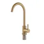 Змішувач для кухні MIXXUS SUS-011 BRUSHED GOLD з нерж. сталі SUS304 (Колір матове золото) (MI8435) — Photo 10