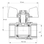 Кран кульовий Koer 1/2" ГГМ (KR.217) (KR0030) — Photo 8