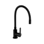 Змішувач для кухні Brinex Pure 015F3 з гнучким виливом   Black Matt BRIPUR015F3BLM — Photo 4