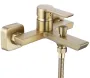 Змішувач для ванни та душу REA ARGUS BRUSHED GOLD настінний з виливом — Photo 7