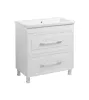 Тумба Атлас Т-8 з умивальником Комо 80 біла  — Photo 7