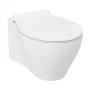 IBERIA унітаз 55*35,5*40см підвісний Rimless, сидіння тверде Slim slow-closing — Photo 4