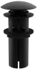 Донний клапан для раковини KOHLMAN CLICK-CLACK BLACK з переливом * — Photo 2