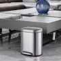 Відро для сміття з плавним закриттям овальне Mixxus Premium Topper-TC0205 SS Color 5л колір нержавійка (MI7059) — Photo 26
