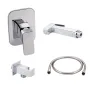 Комплект для душу Qtap Chrome: Змішувач QTNAM6025102NC + Шланг QTHADPVC120C + Лійка QTCRMB120 + Підключення QTCRMBH130 — Photo 6