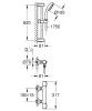 Змішувач термостат. для душу з гарнітурою Grohe Precision Flow (34841000) — Photo 9