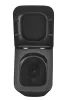 Унітаз підвісний Mixxus Premium QUADRO-0301-T3 BLACK 490х340х360mm, система змиву TORNADO 3.0 (MP6587) — Photo 23