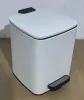 Відро для сміття з плавним закриттям квадратне ZERIX KUBIX-TC0106 WHITE 6 л (колір білий) (ZX6109) — Photo 15