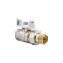 Кран з американкою 1/2" (Koer KR.227.W) білий (KR0015) — Photo 3
