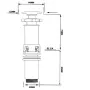 Раковина накладна Mixxus Premium STYLE-0202 600х350х140mm з донним клапаном та отвором під змішувач (MP6512) — Photo 15