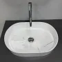 Умивальник VBI VERONA 50 MARBLE WHITE GLOSSY накладний — Photo 8