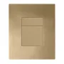 Панель змиву пластикова Koer KT-0607-12 157x198x3mm, квадратна, матове золото — Photo 6