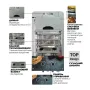 Газова колонка MIXXUS GWH-0310 BASIC GLASS димохідна 10 л/хв (панель зі скла з малюнком) (WH0024) — Photo 9