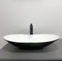 Умивальник (раковина) VBI TURATE BLACK WHITE накладний — Photo 5