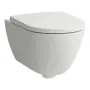 PRO X Rimless/Silent Flush підвісний унітаз, в комплекті з сидінням slow closing, білий — Photo 2