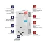 Газова колонка Mixxus GWH-0710 BASIC TURBO WHITE турбована 10 л/хв (WH0028) — Photo 13