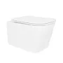 Унітаз підвісний Qtap Crow безобідковий з сідінням Soft-close QT05335170W — Photo 9