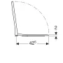 Сидіння для унітазу Geberit Smyle Square 500.687.01.1 — Photo 6