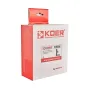 Комплект кранів для рушникосушки кутовий Koer KR.SET.535 BLACK - M1/2''xM1/2'' подовжений (KR5844) — Photo 8