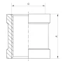 Муфта з'єднувальна 1-1/2" Koer KF.C16 (KF0014) — Photo 5