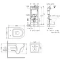 Набір інсталяційний: DOBRY унітаз twist, сидіння duroplast +458.103.00.1 DUOFIX Basic інсталяція для унітазу, без клавіші — Photo 3