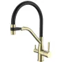 Змішувач для кухні MixxusPremium Gravity 021 BRUSHED GOLD REFL.BLACK (MI6981) — Photo 9